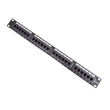 CAT6 UTP Patch Panel mit 24 Ports